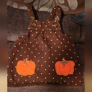 Pumpkin romper 6-9mth and 12-18mth